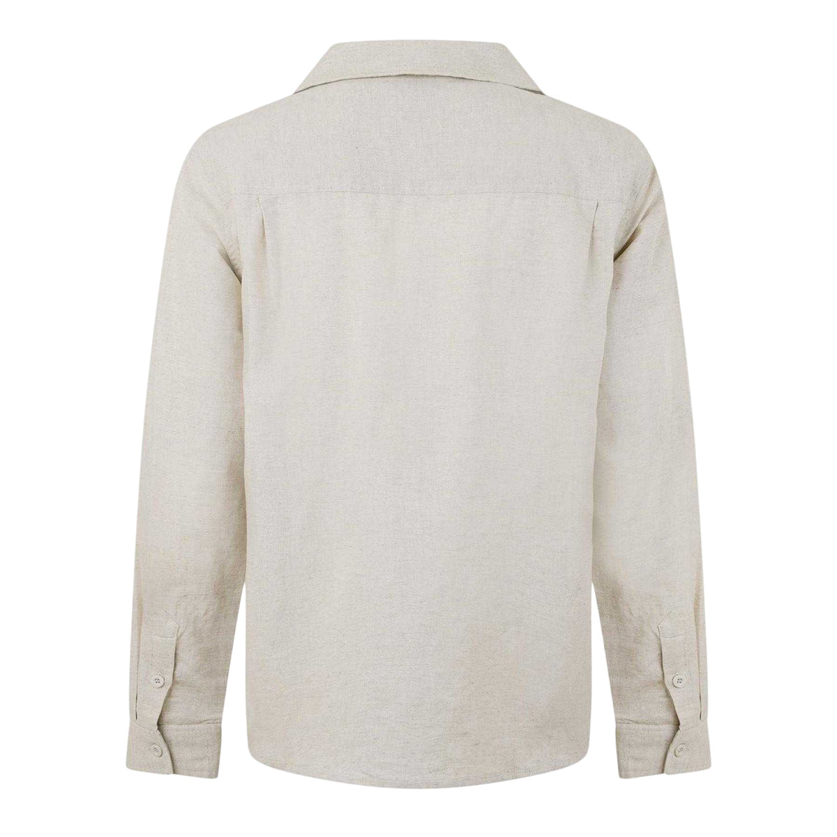 Beige - Back - Belier Mens Tailored Long-Sleeved Shirt