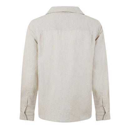 Beige - Back - Belier Mens Tailored Long-Sleeved Shirt