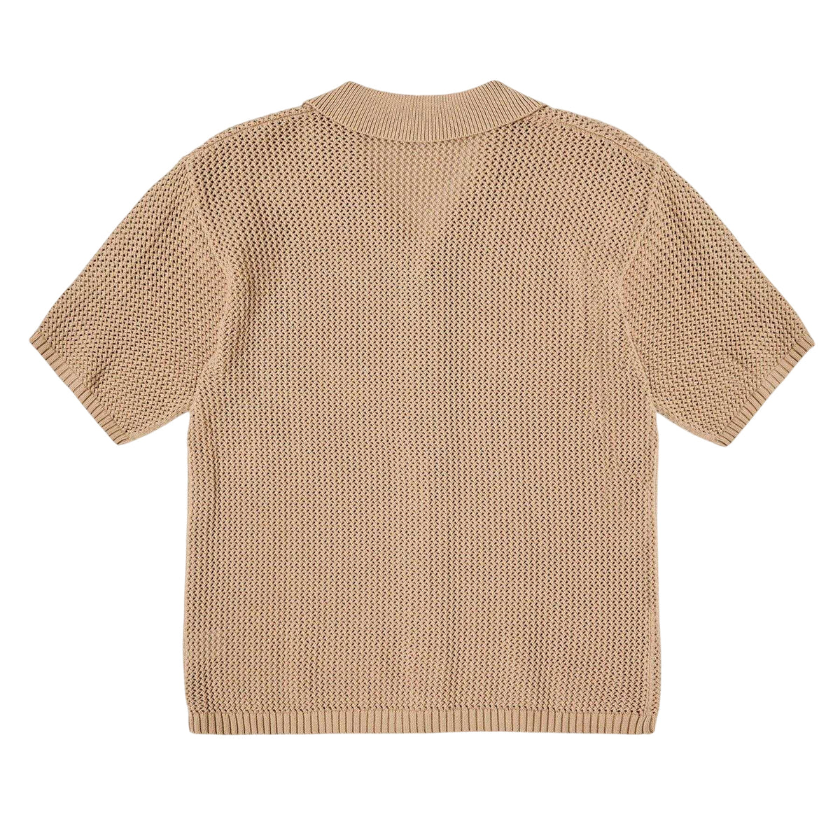 Mocha - Back - Belier Mens Plain Short-Sleeved Shirt