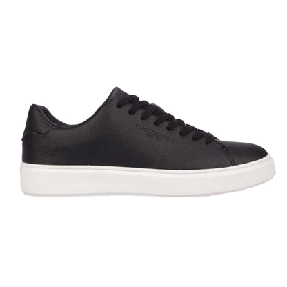 Black - Side - Duck and Cover Mens Kremes Trainers