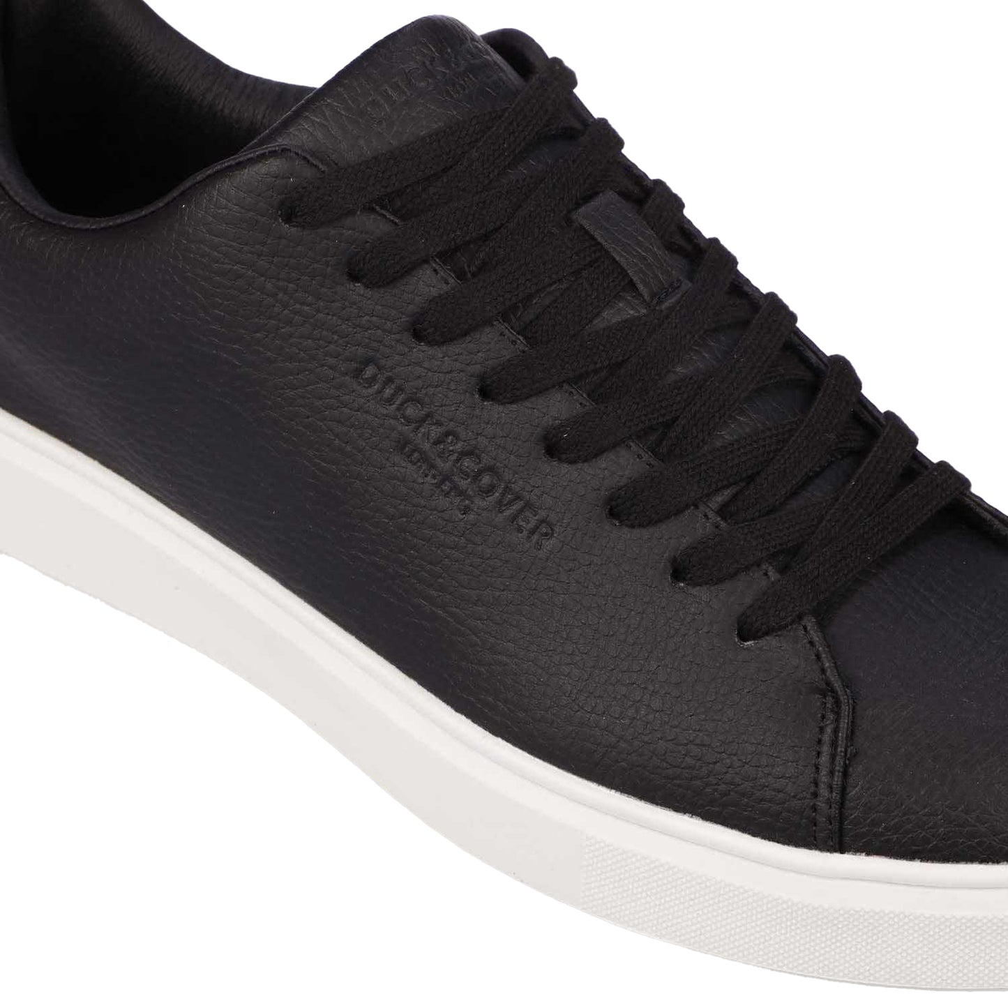 Black - Pack Shot - Duck and Cover Mens Kremes Trainers