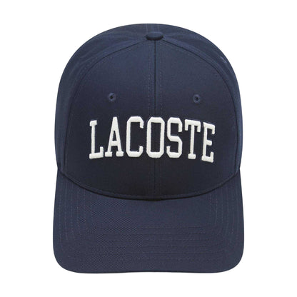 Marine Blue - Side - Lacoste Embroidered Logo Baseball Cap