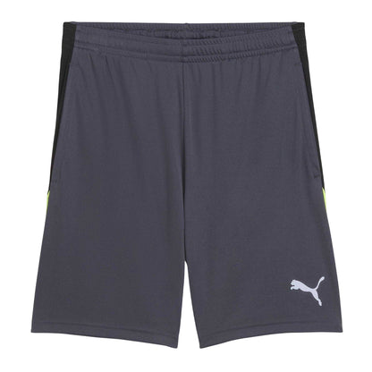 Grey-Yellow - Front - Puma Mens Individualliga Football Shorts