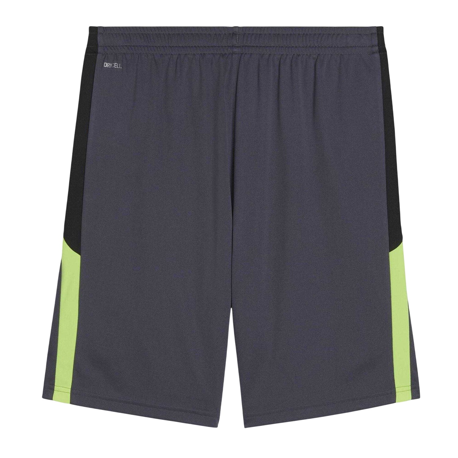Grey-Yellow - Back - Puma Mens Individualliga Football Shorts