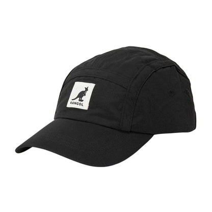 Black - Front - Kangol Mens 6 Panel Baseball Cap