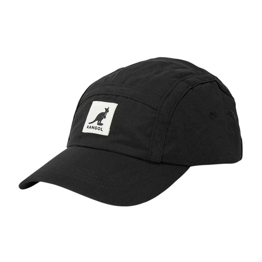 Black - Front - Kangol Mens 6 Panel Baseball Cap