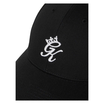 Black - Side - Gym King Fundamental Embroidered Logo Baseball Cap