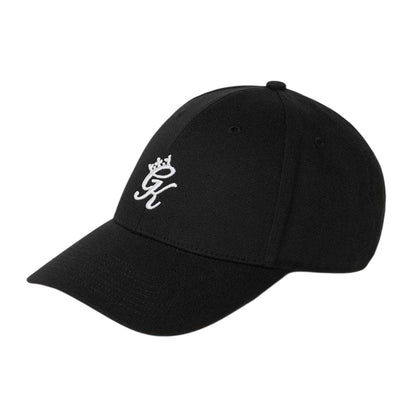 Black - Front - Gym King Fundamental Embroidered Logo Baseball Cap
