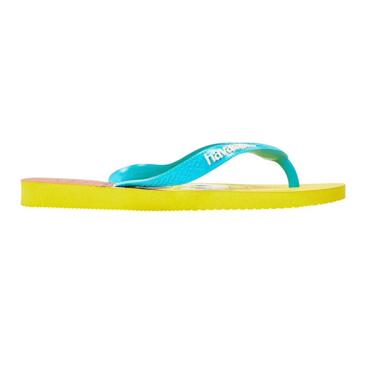 Multicoloured - Front - SpongeBob SquarePants Childrens-Kids Rubber Flip Flops