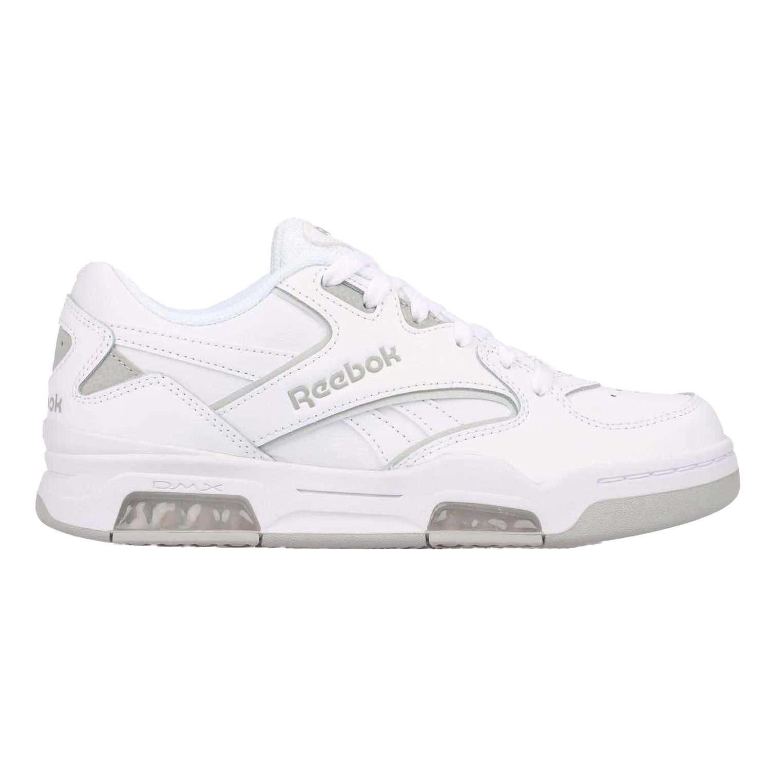 White-Grey - Side - Reebok Mens BB 4500 DMX Trainers