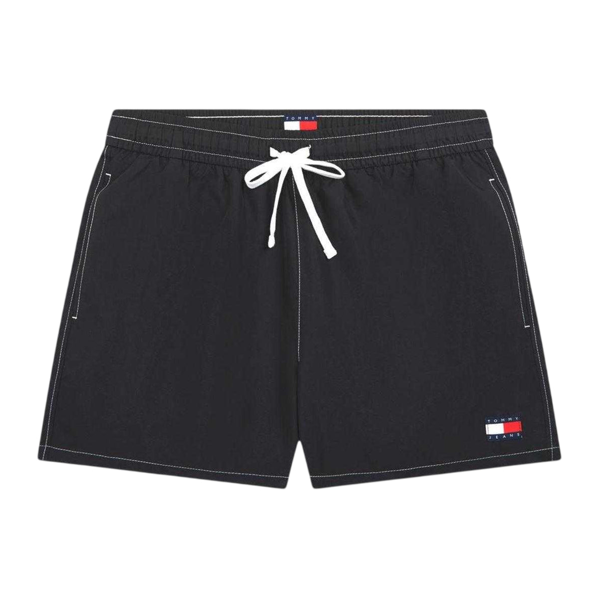 Black - Front - Tommy Hilfiger Mens Swim Shorts