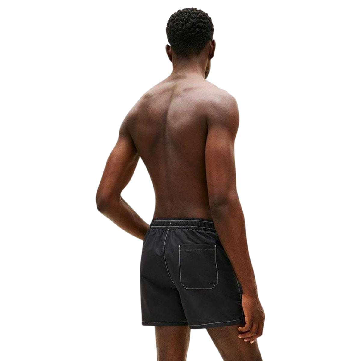 Black - Back - Tommy Hilfiger Mens Swim Shorts