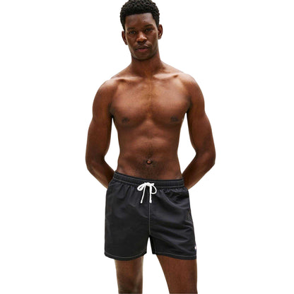 Black - Side - Tommy Hilfiger Mens Swim Shorts
