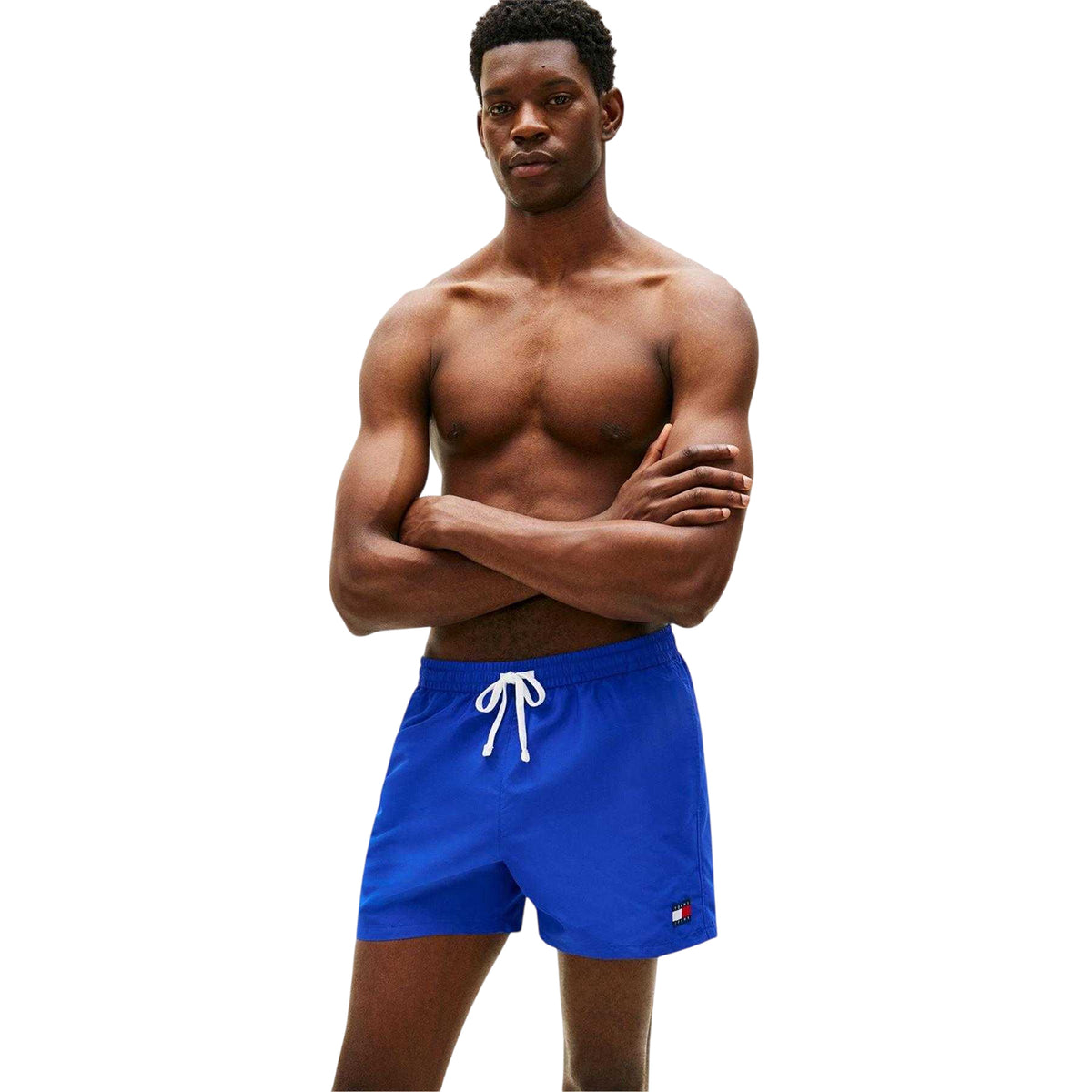 Blue - Side - Tommy Hilfiger Mens Swim Shorts