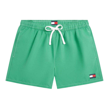 Bahama Green - Front - Tommy Hilfiger Mens Swim Shorts