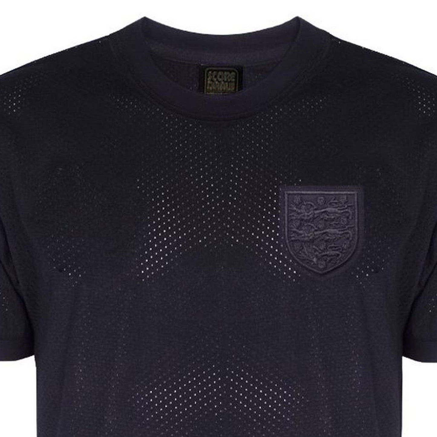Black - Side - Score Draw Mens England FA T-Shirt