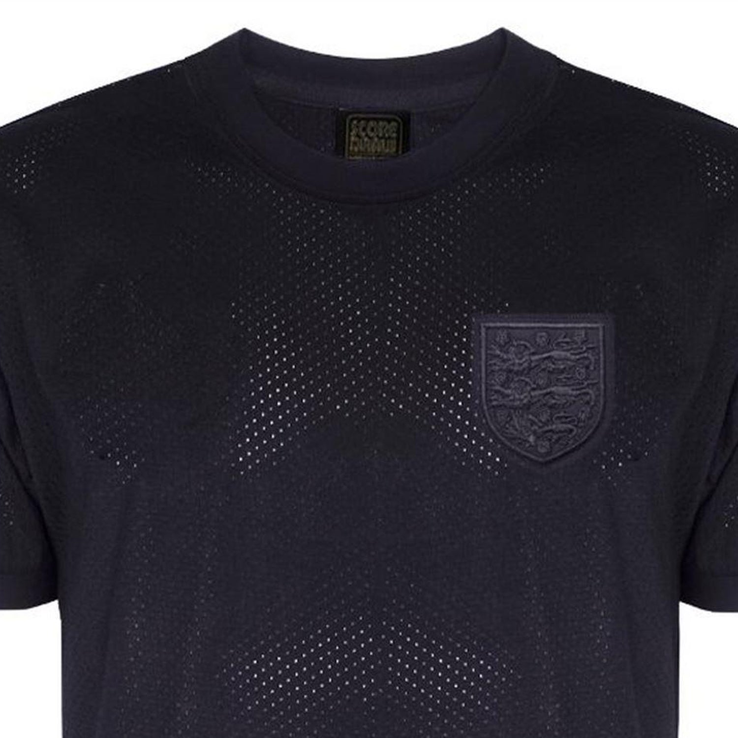 Black - Side - Score Draw Mens England FA T-Shirt