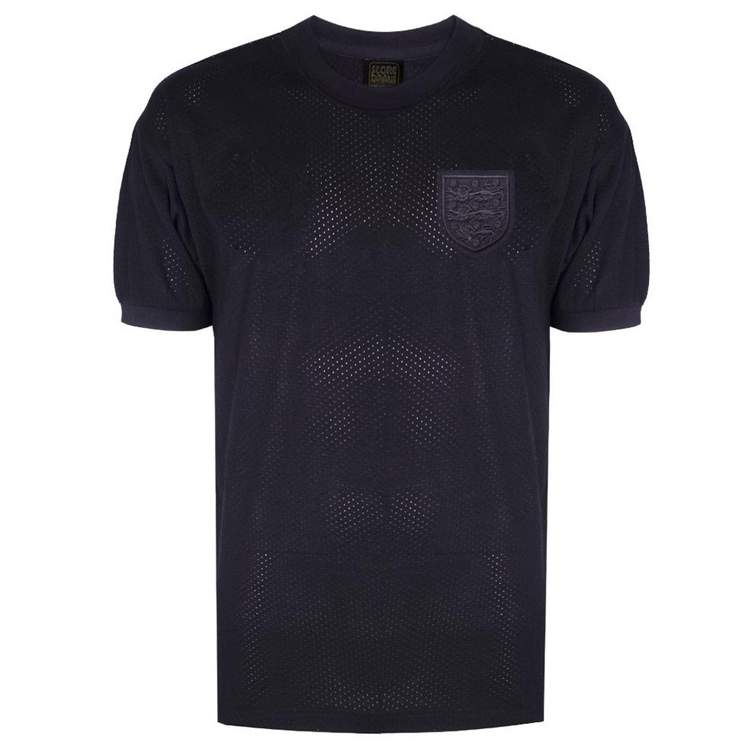 Black - Front - Score Draw Mens England FA T-Shirt