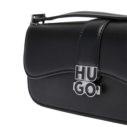 Black - Side - Hugo Boss Melaine Shoulder Bag