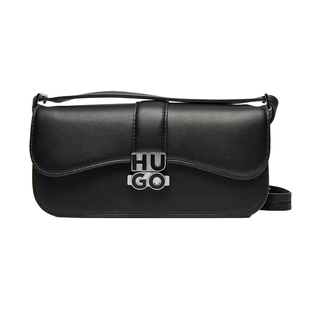 Black - Front - Hugo Boss Melaine Shoulder Bag