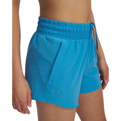 Blue - Side - Under Armour Womens-Ladies Lightweight Shorts