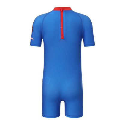 Red-Blue - Back - Spider-Man Childrens-Kids One Piece Swimsuit