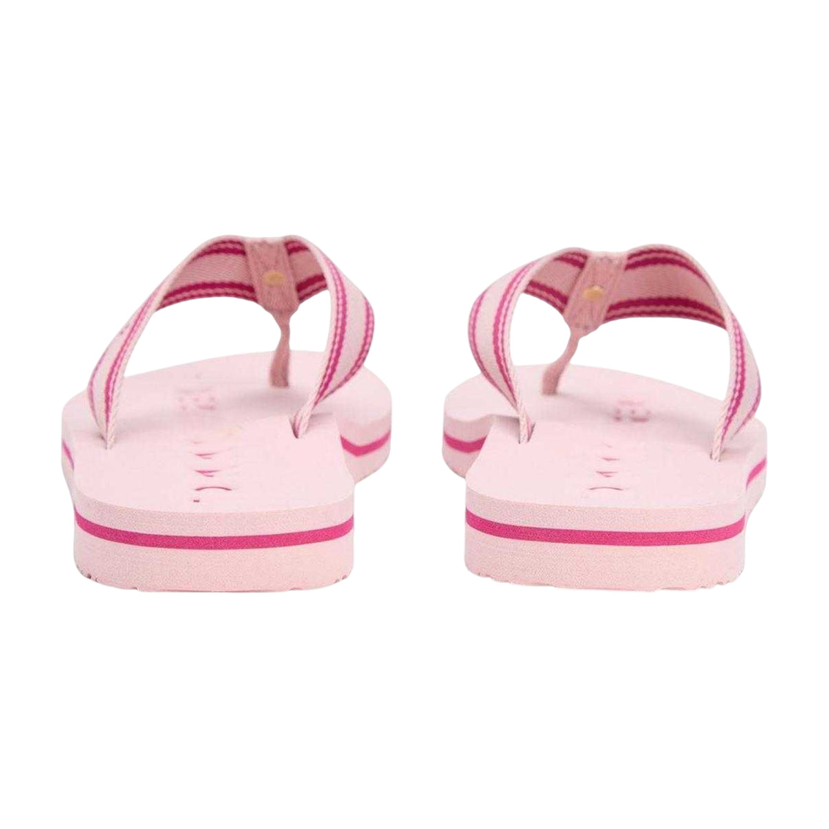 Pink - Back - Tommy Hilfiger Womens-Ladies Web Flat Flip Flops