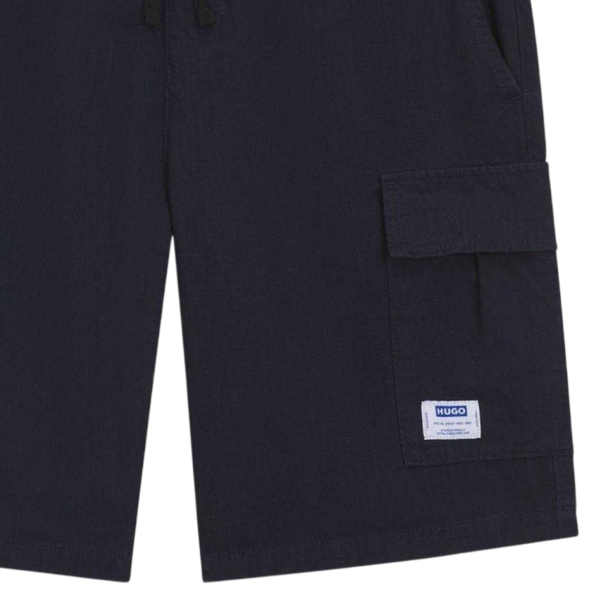 Blue - Back - Hugo Mens Cargo Shorts
