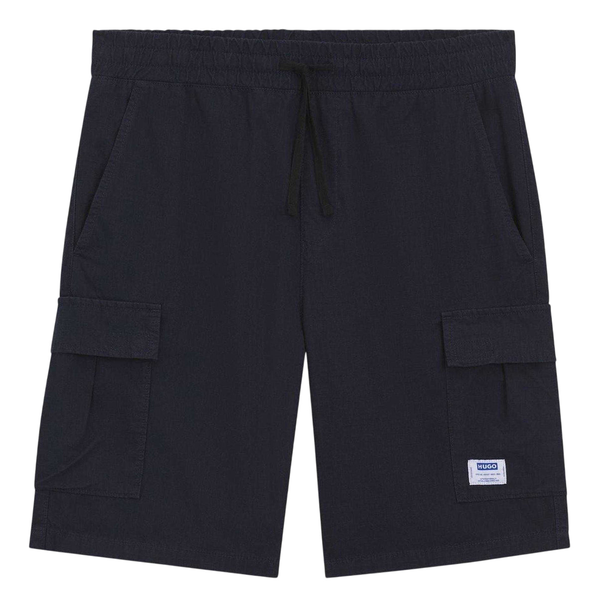 Blue - Front - Hugo Mens Cargo Shorts