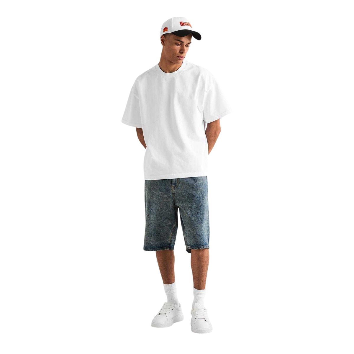White - Pack Shot - Homies Marbella Vintage Racing Cap