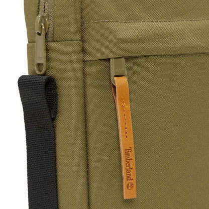 Olive - Lifestyle - Timberland Mens Logo Crossbody Bag