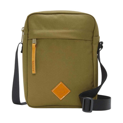 Olive - Front - Timberland Mens Logo Crossbody Bag
