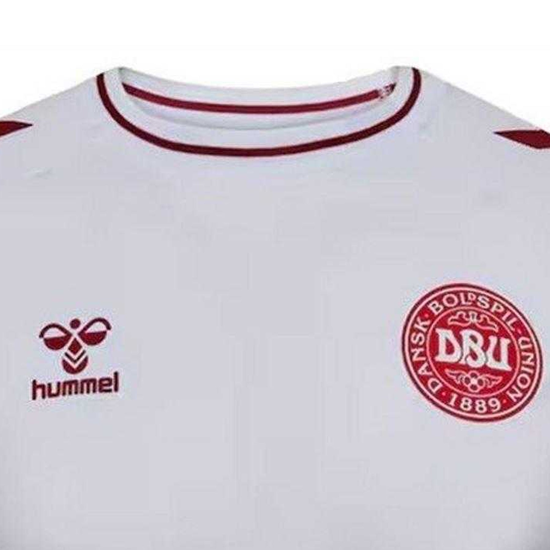 White - Side - Hummel Mens 2025 Denmark Away Shirt