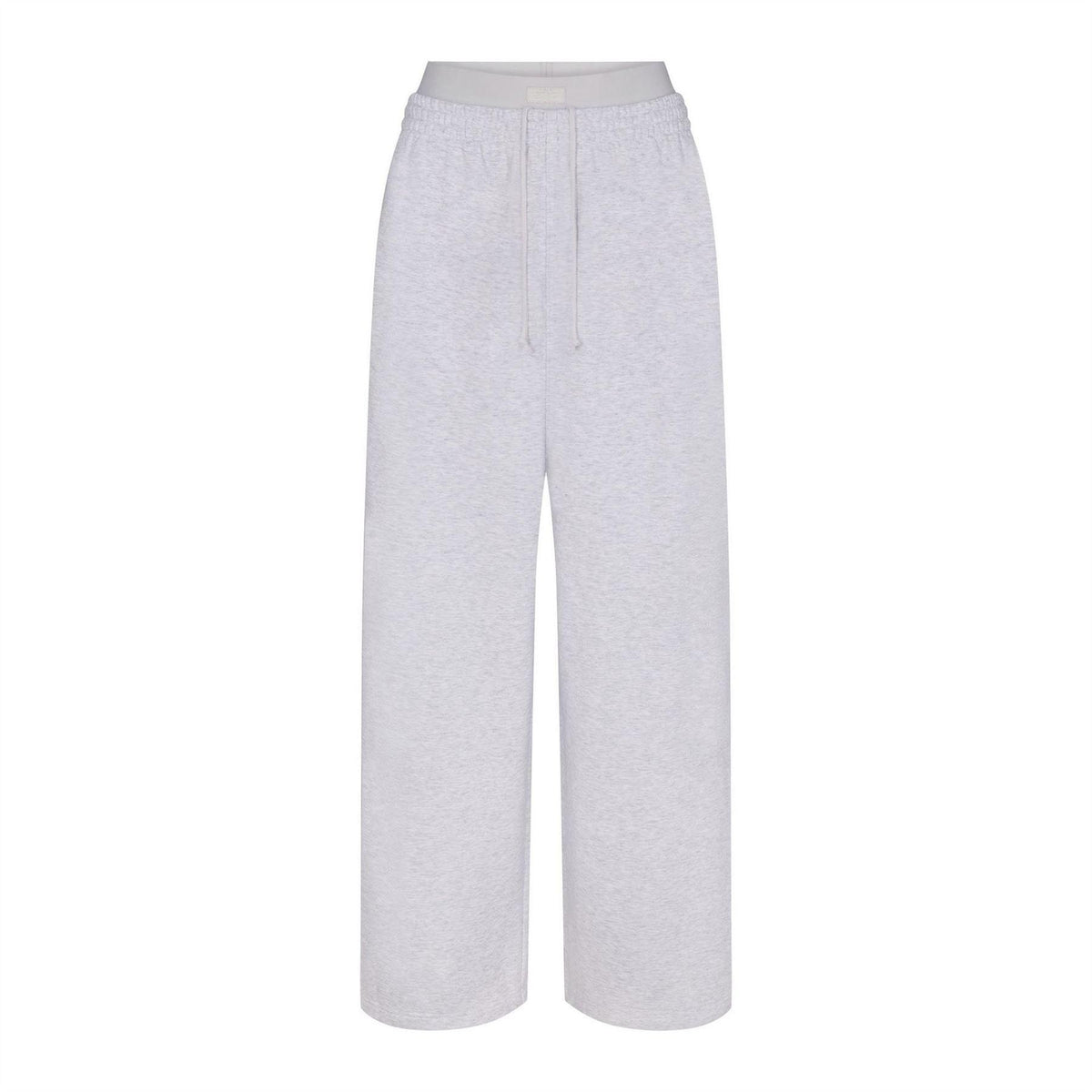 Light Heather Grey - Front - Skims Womens-Ladies Cotton Fleece Sweatpants
