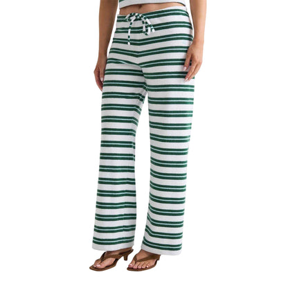 Multicoloured - Lifestyle - 4th & Reckless Womens-Ladies Livia Striped Straight Leg Trousers