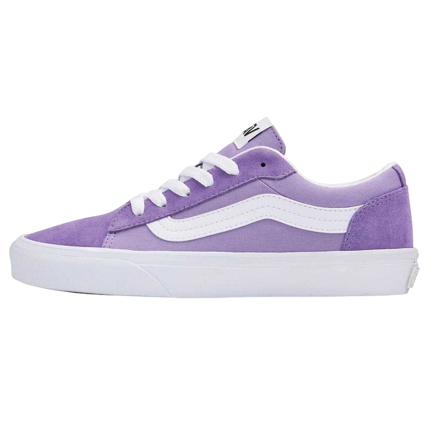 Purple Haze - Back - Vans Womens-Ladies Vero Side Stripe Canvas Trainers