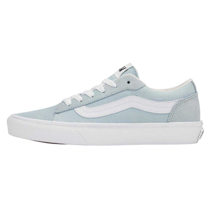 Dawn Blue-Mist - Back - Vans Womens-Ladies Vero Side Stripe Canvas Trainers