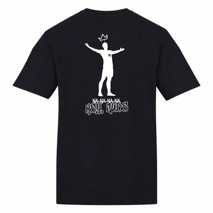 Black - Back - AWD Mens World Cup Kane Graphic Print Football T-Shirt