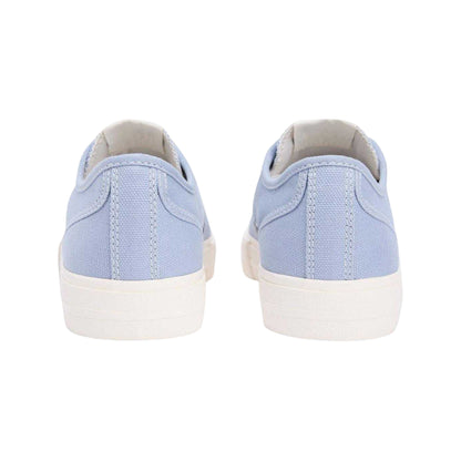 Light Blue - Back - Tommy Jeans Womens-Ladies Archive Canvas Trainers