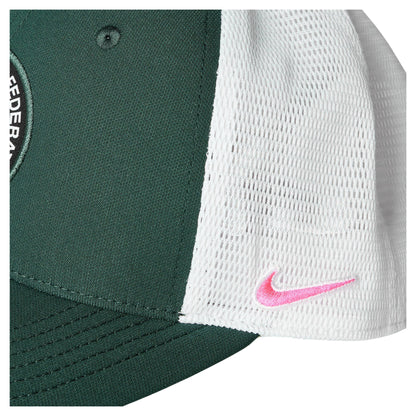 Green-Pink - Side - Nike Embroidered Logo Football Baseball Cap