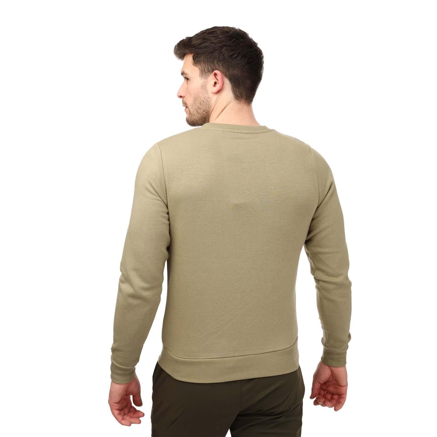 Green - Back - Berghaus Mens Logo Crew Neck Sweatshirt