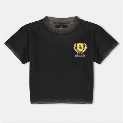 Black - Front - Represent Childrens-Kids Cotton Short-Sleeved T-Shirt