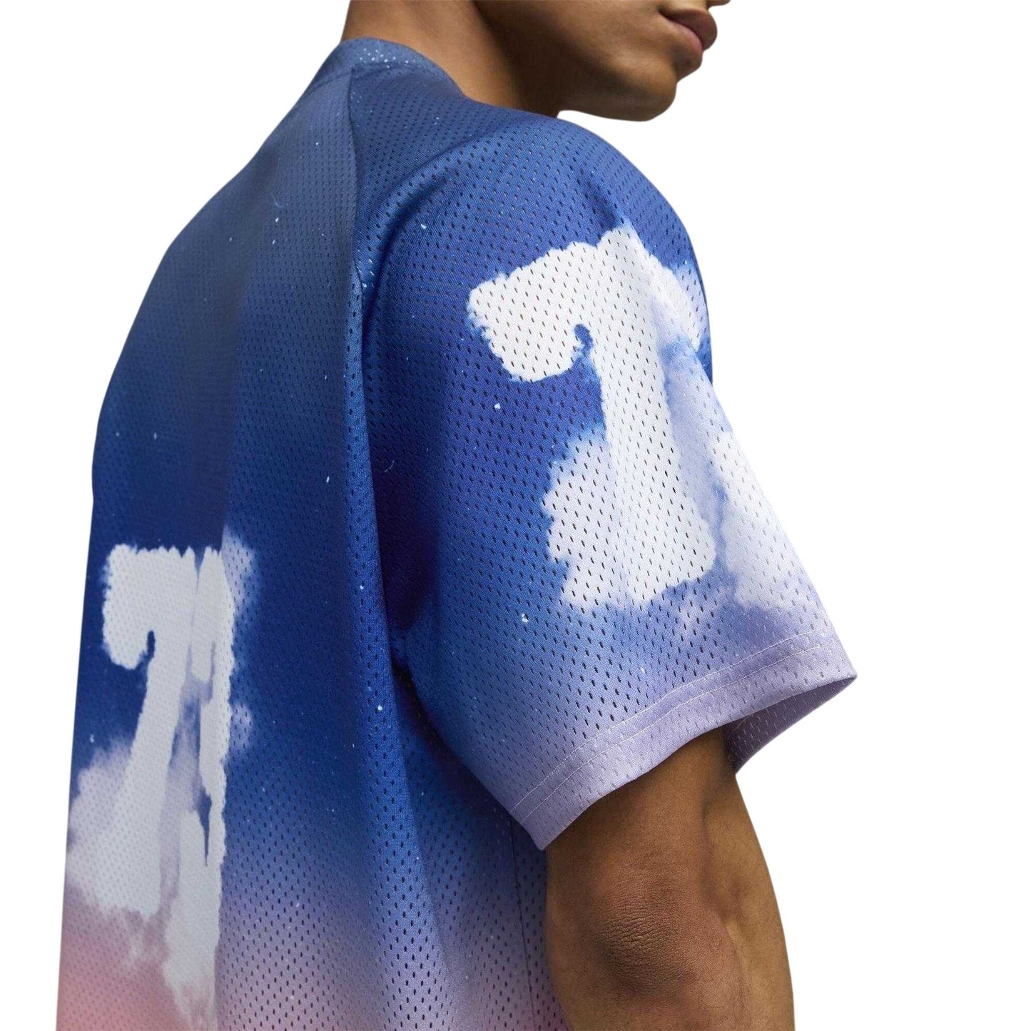 Persian Blue - Side - Puma Mens Hooptopia Sunset T-Shirt