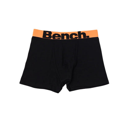 Black - Lifestyle - Bench Mens Action Logo Boxer Shorts (Pack of 3)