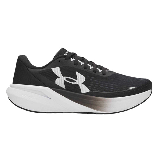 Black-White - Front - Under Armour Womens-Ladies Velociti Running Shoes