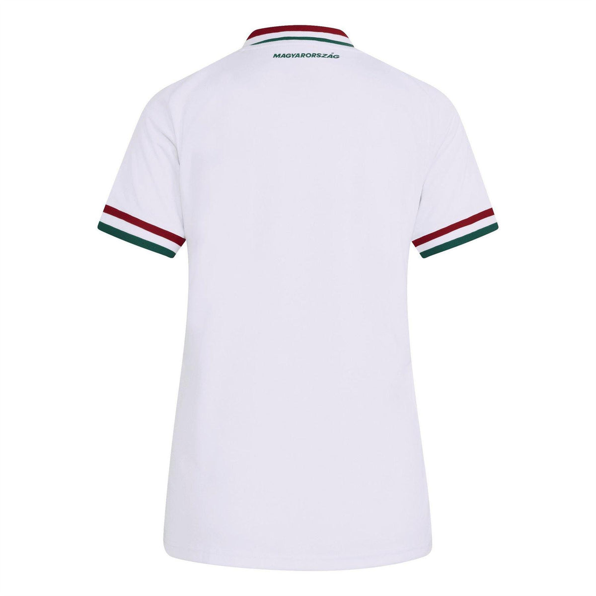 White - Back - Adidas Womens-Ladies Hungary Wicking Short-Sleeved Football Shirt