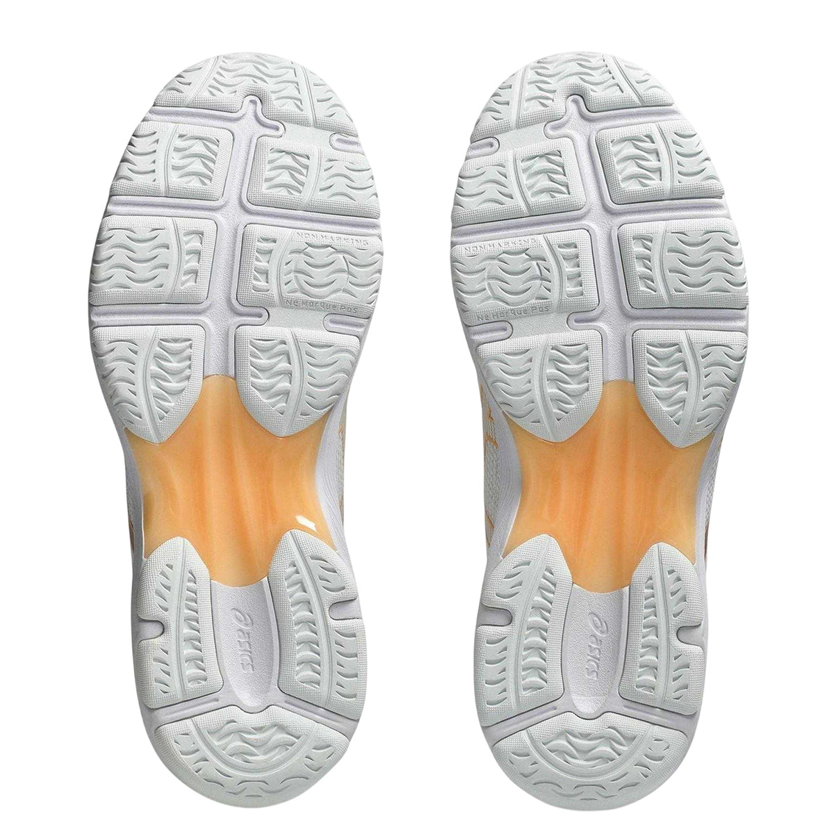 White-Rose - Lifestyle - Asics Womens-Ladies Netburner Academy Cushioned Shoes