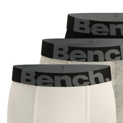 Black-Grey-White - Side - Bench Mens Conan Boxer Shorts (Pack of 3)