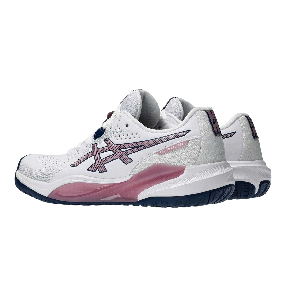 White - Back - Asics Womens-Ladies Challenger 15 Tennis Shoes