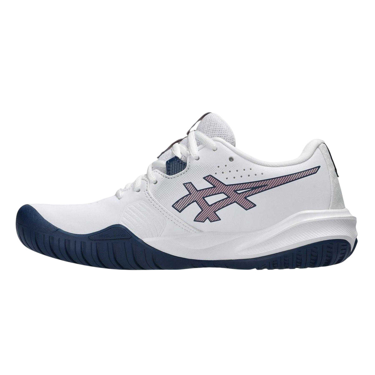 White - Side - Asics Womens-Ladies Challenger 15 Tennis Shoes